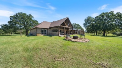 Only 50 miles from Dallas, this gorgeous stone brick home was on Indian Oaks Golf Club in Texas - for sale on GolfHomes.com, golf home, golf lot