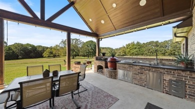 Only 50 miles from Dallas, this gorgeous stone brick home was on Indian Oaks Golf Club in Texas - for sale on GolfHomes.com, golf home, golf lot