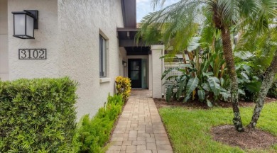 Beautiful end-unit with privacy and tranquil pond views in The on The Meadows Golf and Country Club in Florida - for sale on GolfHomes.com, golf home, golf lot