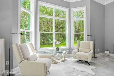 Complete privacy on 5 acre setting. Custom ICI built home on Palm Valley Golf Club in Florida - for sale on GolfHomes.com, golf home, golf lot