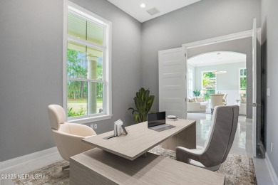 Complete privacy on 5 acre setting. Custom ICI built home on Palm Valley Golf Club in Florida - for sale on GolfHomes.com, golf home, golf lot