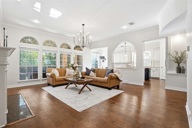 Dramatic entry welcomes you into elegant formal spaces accented on Timarron Country Club in Texas - for sale on GolfHomes.com, golf home, golf lot