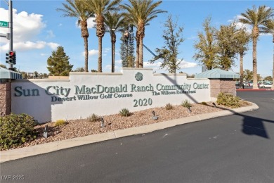 Located in Sun City MacDonald Ranch, this popular single-story on Desert Willow Golf Course in Nevada - for sale on GolfHomes.com, golf home, golf lot