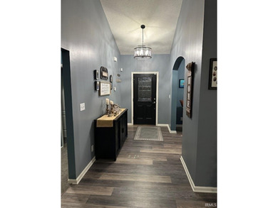 Beautiful ranch style home located on the 9th fairway at Wildcat on Wildcat Creek Golf Course in Indiana - for sale on GolfHomes.com, golf home, golf lot