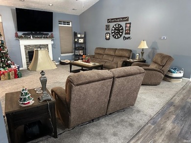 Beautiful ranch style home located on the 9th fairway at Wildcat on Wildcat Creek Golf Course in Indiana - for sale on GolfHomes.com, golf home, golf lot