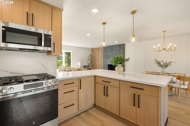 Don't miss this stunning 4-bedroom, 3-bathroom home where modern on Lake Oswego Municipal Golf Course in Oregon - for sale on GolfHomes.com, golf home, golf lot