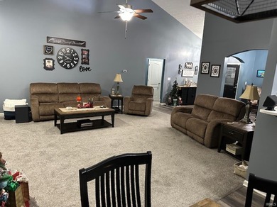 Beautiful ranch style home located on the 9th fairway at Wildcat on Wildcat Creek Golf Course in Indiana - for sale on GolfHomes.com, golf home, golf lot