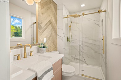 Don't miss this stunning 4-bedroom, 3-bathroom home where modern on Lake Oswego Municipal Golf Course in Oregon - for sale on GolfHomes.com, golf home, golf lot