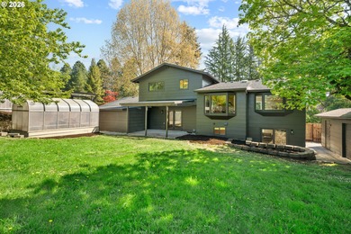 Don't miss this stunning 4-bedroom, 3-bathroom home where modern on Lake Oswego Municipal Golf Course in Oregon - for sale on GolfHomes.com, golf home, golf lot