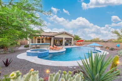Discover this beautifully upgraded home in the highly on Verrado Golf Club - Victory in Arizona - for sale on GolfHomes.com, golf home, golf lot