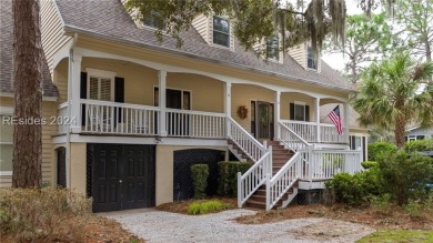 Imagine living in this fabulous coastal farmhouse inspired on Haig Point Golf Club in South Carolina - for sale on GolfHomes.com, golf home, golf lot