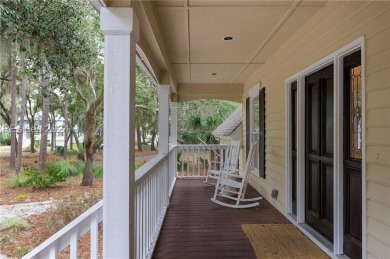 Imagine living in this fabulous coastal farmhouse inspired on Haig Point Golf Club in South Carolina - for sale on GolfHomes.com, golf home, golf lot