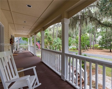 Imagine living in this fabulous coastal farmhouse inspired on Haig Point Golf Club in South Carolina - for sale on GolfHomes.com, golf home, golf lot