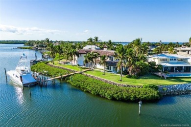 This 8,000-sq.-ft. Mediterranean masterpiece in exclusive on Sailfish Point Golf Club, Inc. in Florida - for sale on GolfHomes.com, golf home, golf lot