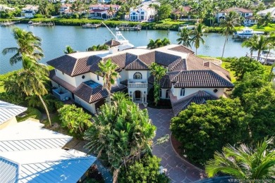 This 8,000-sq.-ft. Mediterranean masterpiece in exclusive on Sailfish Point Golf Club, Inc. in Florida - for sale on GolfHomes.com, golf home, golf lot