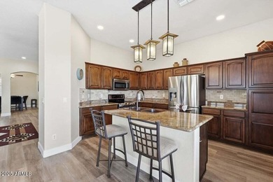 SKIP THE HOUSE AND GO TO THE BACK YARD FIRST!! The sparkling on Superstition Mountain Club - Lost Gold in Arizona - for sale on GolfHomes.com, golf home, golf lot