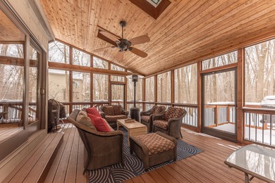 Custom-built 4-bedroom colonial set on a gorgeous 1-acre wooded on Stonebridge Golf Club in Michigan - for sale on GolfHomes.com, golf home, golf lot