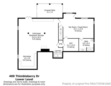 Newly upgraded, home in Woodlake! 3 bedrooms 3 baths on the main on Woodlake Country Club in North Carolina - for sale on GolfHomes.com, golf home, golf lot