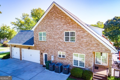 Overlooking the 17th green and inground pool, this gem is on Oak Mountain Championship Golf Club in Georgia - for sale on GolfHomes.com, golf home, golf lot