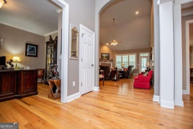 Another golf course beauty, located at Number 10, Oak Mountain on Oak Mountain Championship Golf Club in Georgia - for sale on GolfHomes.com, golf home, golf lot