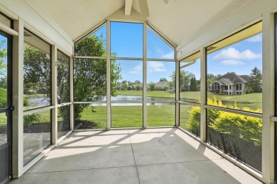 Spectacular pond views from this villa in one of Southwest on Chestnut Hills Golf Club in Indiana - for sale on GolfHomes.com, golf home, golf lot