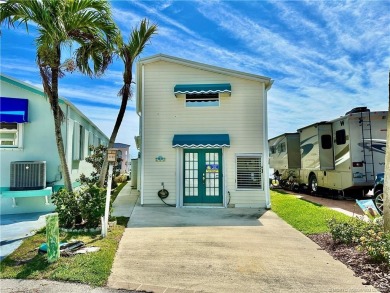 WATER, WATER EVERYWHERE! A RARE FIND--53 FEET OF OPEN WATER on Island Dunes Country Club in Florida - for sale on GolfHomes.com, golf home, golf lot