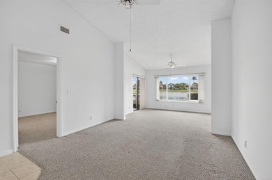 NICE VILLA OVER 1250 SF WITH A FABULOUS WATER VIEW. CATHEDRAL on Westchester Golf and Country Club in Florida - for sale on GolfHomes.com, golf home, golf lot