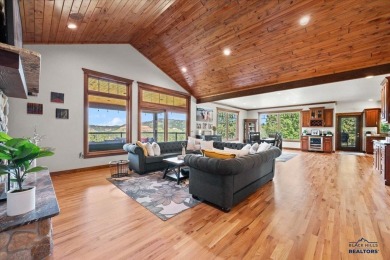 Tucked into nearly 3 acres of mature trees and peaceful hills on Spearfish Canyon Country Club in South Dakota - for sale on GolfHomes.com, golf home, golf lot