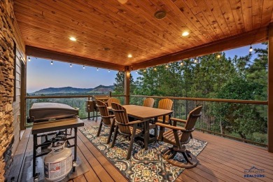 Tucked into nearly 3 acres of mature trees and peaceful hills on Spearfish Canyon Country Club in South Dakota - for sale on GolfHomes.com, golf home, golf lot