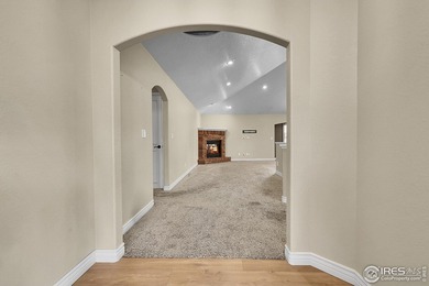 Sprawling brick ranch in the highly coveted Hawkstone on Eaton Country Club in Colorado - for sale on GolfHomes.com, golf home, golf lot