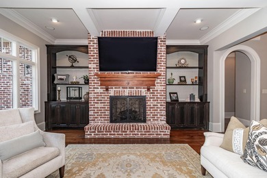 Gorgeous, stately all brick home situated on over an acre behind on Champions Retreat Golf Club in Georgia - for sale on GolfHomes.com, golf home, golf lot