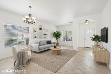 Welcome to this beautifully refreshed two-story 2,659 sq ft home on The Golf Club At Johnson Ranch in Arizona - for sale on GolfHomes.com, golf home, golf lot