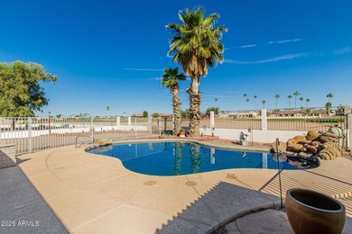Amazing Pool Home right on the Golf Course!! Fresh Exterior on Arizona City Golf Club in Arizona - for sale on GolfHomes.com, golf home, golf lot