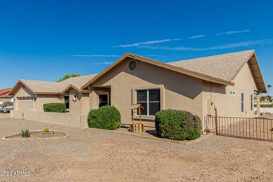 Amazing Pool Home right on the Golf Course!! Fresh Exterior on Arizona City Golf Club in Arizona - for sale on GolfHomes.com, golf home, golf lot