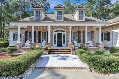 Gorgeous Lowcountry home on the 7th hole of the Signature Jack on Colleton River Plantation Club in South Carolina - for sale on GolfHomes.com, golf home, golf lot