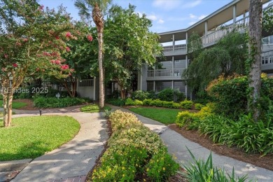Light-filled 3BR flat offering peaceful angled views of the on Country Club of Hilton Head in South Carolina - for sale on GolfHomes.com, golf home, golf lot