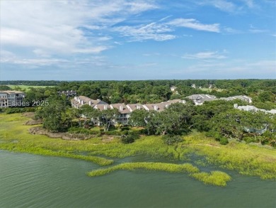 Light-filled 3BR flat offering peaceful angled views of the on Country Club of Hilton Head in South Carolina - for sale on GolfHomes.com, golf home, golf lot