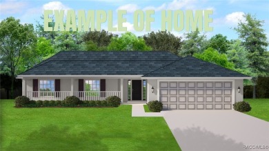 UNDER CONSTRUCTION!!! SELLER PAYS CLOSING COSTS W/APPROVED on Citrus Springs Country Club in Florida - for sale on GolfHomes.com, golf home, golf lot
