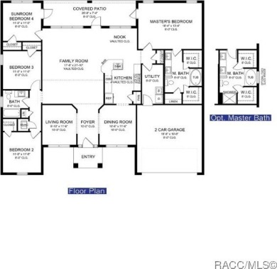 UNDER CONSTRUCTION!!! TILE EVERYWHERE EXCEPT BEDROOMS- BRAND-NEW on Citrus Springs Country Club in Florida - for sale on GolfHomes.com, golf home, golf lot