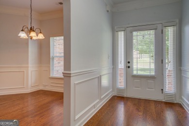 Perfect ranch home in popular Covington Place overlooking the on Indian Creek Golf Club in Georgia - for sale on GolfHomes.com, golf home, golf lot