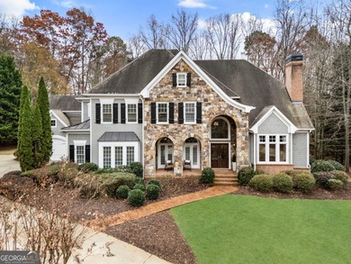 Set on a premium 1.59+ acre lot in the prestigious Manor Golf & on Manor Golf and Country Club in Georgia - for sale on GolfHomes.com, golf home, golf lot
