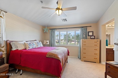 Step into a bright and inviting 3 bedroom 2.5 bath home with on Apache Wells Country Club in Arizona - for sale on GolfHomes.com, golf home, golf lot