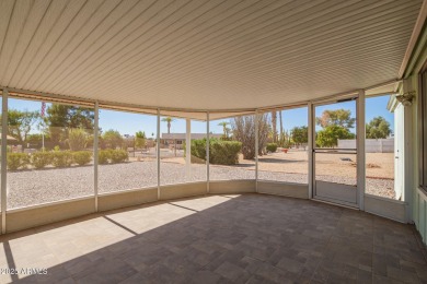 Discover the potential of this spacious 1,699 sq ft, 3-bedroom on Sun City Lakes West and East in Arizona - for sale on GolfHomes.com, golf home, golf lot