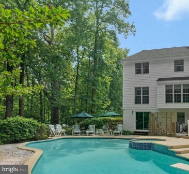 A?A,A?A! Private Retreat with a Picture-Perfect Pool in Oakton! on Oak Marr Golf Center in Virginia - for sale on GolfHomes.com, golf home, golf lot
