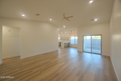 2025 Brand New Contemporary home with NO HOA, located on the on Arizona City Golf Club in Arizona - for sale on GolfHomes.com, golf home, golf lot