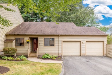 Welcome to this beautifully updated end-unit 3-bedroom, 2.5-bath on Farmington Woods Country Club in Connecticut - for sale on GolfHomes.com, golf home, golf lot