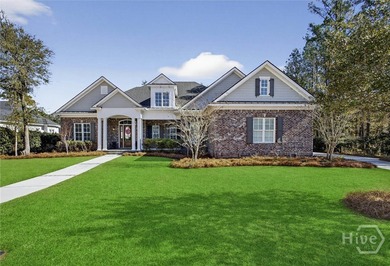 Enjoy refined Lowcountry luxury in this exceptional custom on Savannah Quarters Country Club in Georgia - for sale on GolfHomes.com, golf home, golf lot