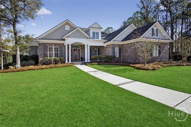 Enjoy refined Lowcountry luxury in this exceptional custom on Savannah Quarters Country Club in Georgia - for sale on GolfHomes.com, golf home, golf lot