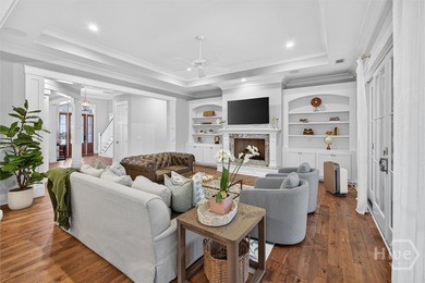 Enjoy refined Lowcountry luxury in this exceptional custom on Savannah Quarters Country Club in Georgia - for sale on GolfHomes.com, golf home, golf lot