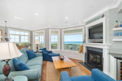 Oceanfront retreat in Roosevelt Beach offered fully furnished on The Country Club of the Crystal Coast in North Carolina - for sale on GolfHomes.com, golf home, golf lot